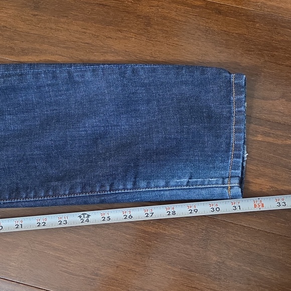 RICH & SKINNY BUTTON FLY DISTRESSED RIPPED JEANS RHINESTONE EMBELLESHMENTS 29 - Picture 5 of 11